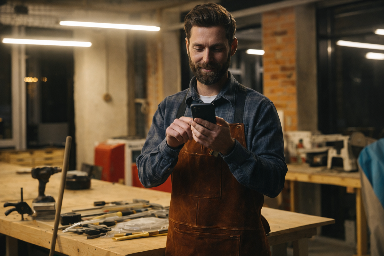 Snekker- eller tømrerbedrift som mottar kundeforespørsler i Innlandet